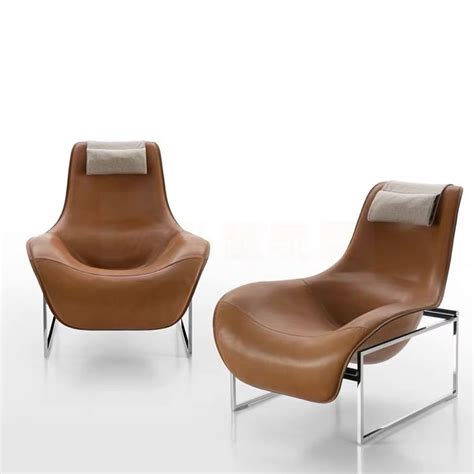 不锈钢框架玻璃钢懒人躺椅休闲椅靠背椅洽谈椅创意设计师个性设计