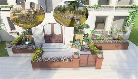 武汉市楚世家一楼花园庭院园林景观设计施工_武汉乐道创景
