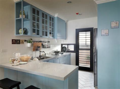 10个蓝色的橱柜设计 为厨房进行一次大升级 - 装修保障网