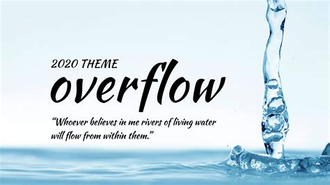 How To Overflow (John 7:37-39) – West Palm Beach church of Christ