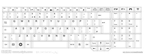 电脑键盘设计图__生活用品_生活百科_设计图库_昵图网nipic.com