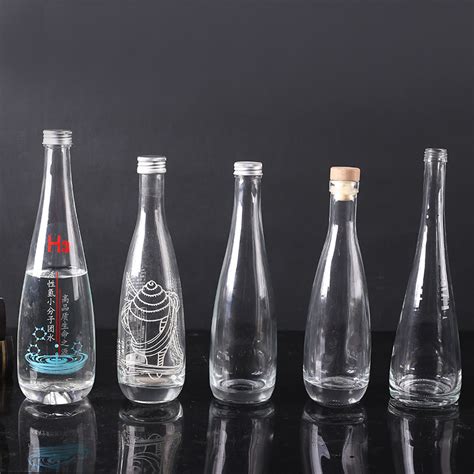 新款铝盖玻璃水瓶500ml330ml 美姬 厚底女士果酒瓶饮料瓶青梅酒瓶-阿里巴巴