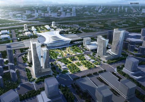 高铁菏泽东站打造城市门户形象，建筑方案亮相！_设计