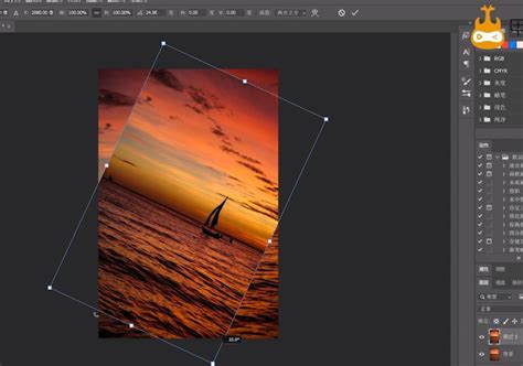 PS怎么旋转图片-Adobe Photoshop旋转图片的方法教程 - 极光下载站