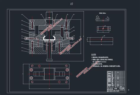 拨动板冲压模具的设计(含CAD零件图装配图,UG三维图)||机械机电