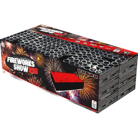 Fireworks show 216 - Compoundbatteri - 20/25/30 MM med 19 forskellige ...
