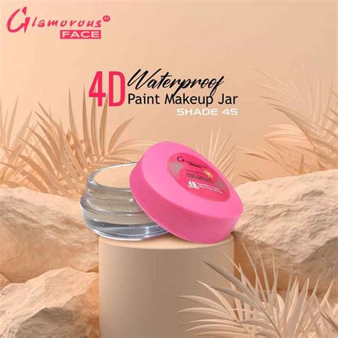 Glamorous Face Waterproof 4D Jar Base Foundation - Eshaistic