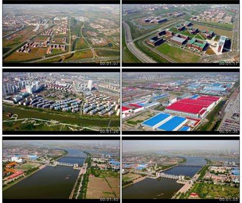 天津市津南开发区航拍城市航拍1080P视频素材_晨风影像科技