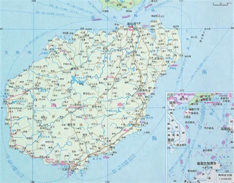 海南旅游地图广告展板AI广告设计素材海报模板免费下载-享设计
