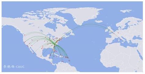 解密：美国航空公司(AA)航线网络布局分析 - 民用航空网