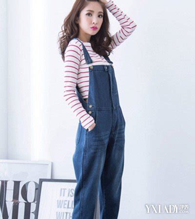 甜美女生头像背带裤图片