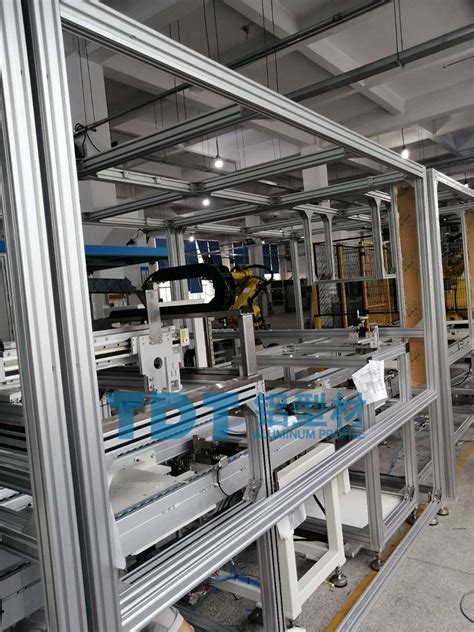 铝合金型材机架 设备框架 铝型材机架 自动化设备框架铝合金型材-铝型材机罩-解决方案中心-湖南朗乐科技股份有限公司