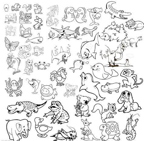 小动物简笔画大全_呆萌超可爱的小动物简笔画图片可保存-超能街机