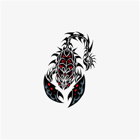 高清矢量蝎子纹身图案-快图网-免费PNG图片免抠PNG高清背景素材库kuaipng.com