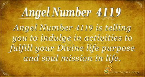Angel Number 4119 Meaning - Divine Care And Protection - SunSigns.Org