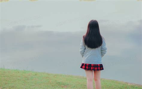 美女头像非主流背影图片