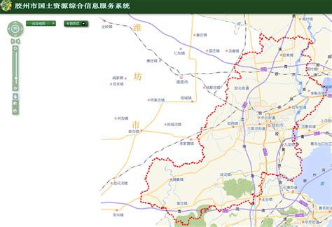 胶州地图