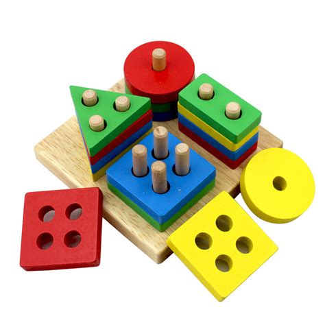 儿童形状配对积木玩具 1-3宝宝早教益智启蒙颜色认知玩具厂家直销-阿里巴巴