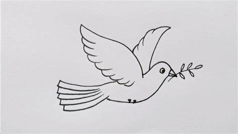 和平鸽的简笔画怎么画,儿童,简化(第19页)_大山谷图库