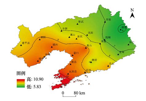 辽宁省地表温度时空变化及影响因素