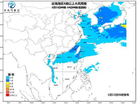 近海海区6级以上大风预报-中国气象局政府门户网站
