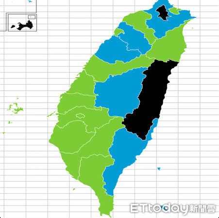 台湾蓝绿版图重整 连胜文贴上县市胜选标签