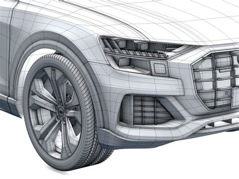 Audi Q8 Concept 2019 3D model - Vehicles on Hum3D