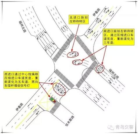 福州北路伊春路路口交通组织优化，方案公示_凤凰网