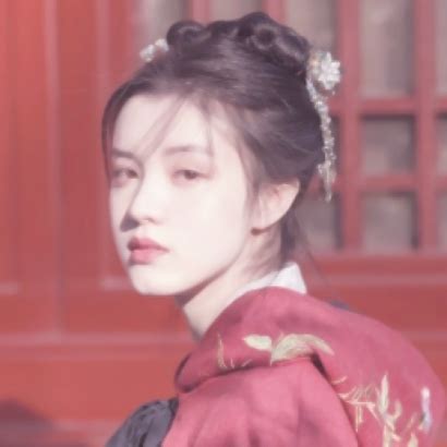 女生真人头像闺蜜古风高冷