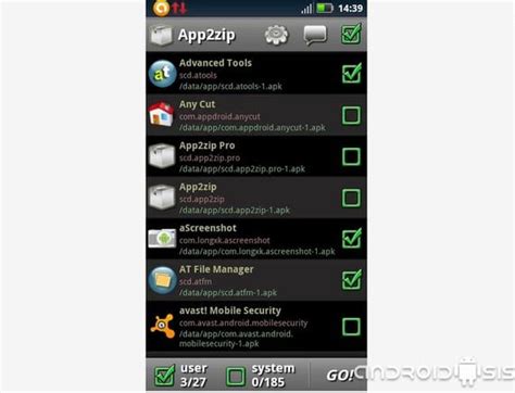 App2Zip para crear tus propios update.zip | Androidsis