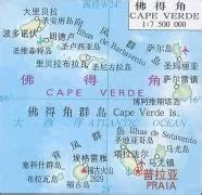 佛得角地图图片