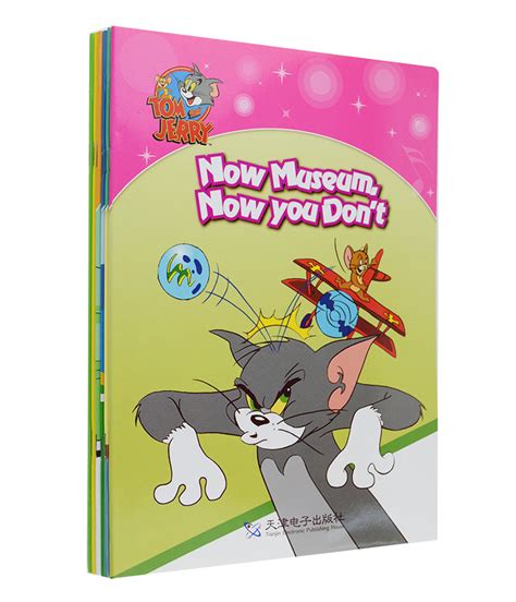 Tom and Jerry猫和老鼠互动故事绘本系列套装4册英文原版卡通动画 3-8岁游戏书_虎窝淘