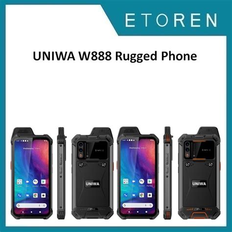 Uniwa W888 Ip68 Waterproof 6.3 Inch Mt6765 Octa Core 5000 Mah Android ...