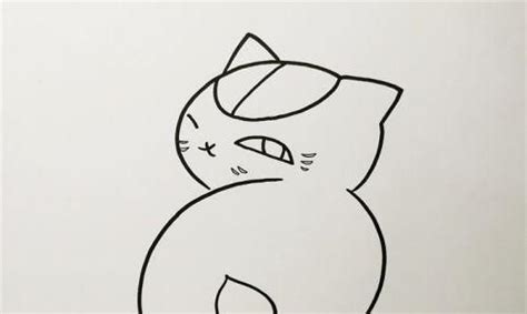 优雅又带颜色的漂亮小猫咪简笔画教程 简单好看的小猫咪怎么画-露西学画画