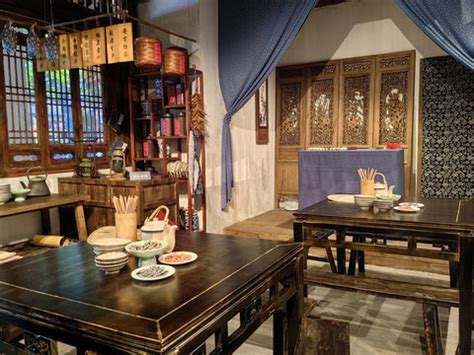 中式古典餐厅茶馆3d模型下载-【集简空间】「每日更新」