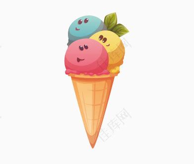 可爱冰淇淋雪糕素材图片免费下载-千库网