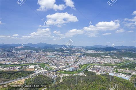 深圳龙岗区坪地全景,都市风光,建筑摄影,摄影素材,汇图网www.huitu.com