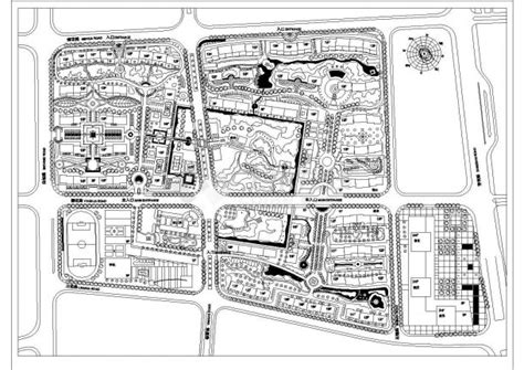 吉林省双辽市多层小区建筑设计规划cad图纸，共三张_住宅小区_土木在线