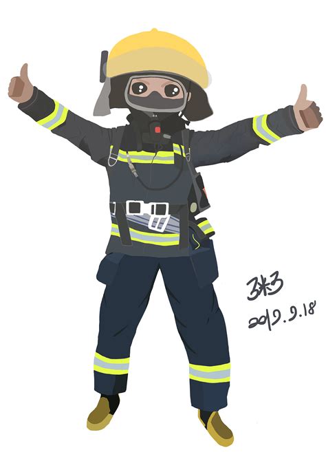 小小消防员主kv|插画|商业插画|谷了奈了啊 - 原创作品 - 站酷 (ZCOOL)