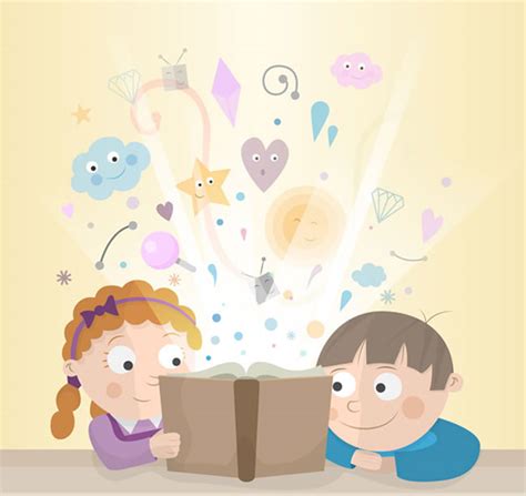 看童话书的孩子_素材中国sccnn.com