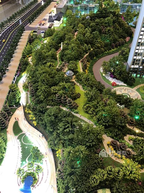 景观3dmax 模型下载-光辉城市