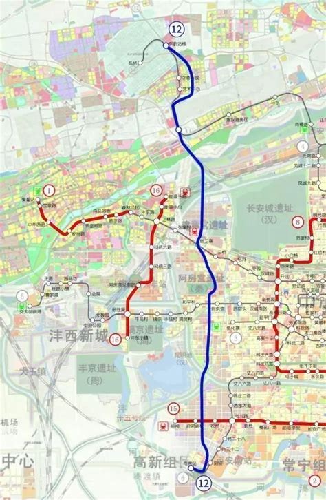 西安地铁图2021年新版,西安到咸阳地铁线路图,西安地铁线路图放大_大山谷图库