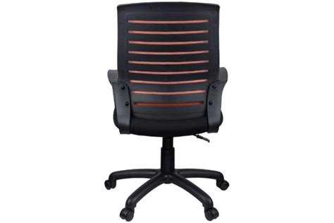 Кресло оператора Helmi HL-M16 Vivid ткань S черная/ткань TW оранжевая ...