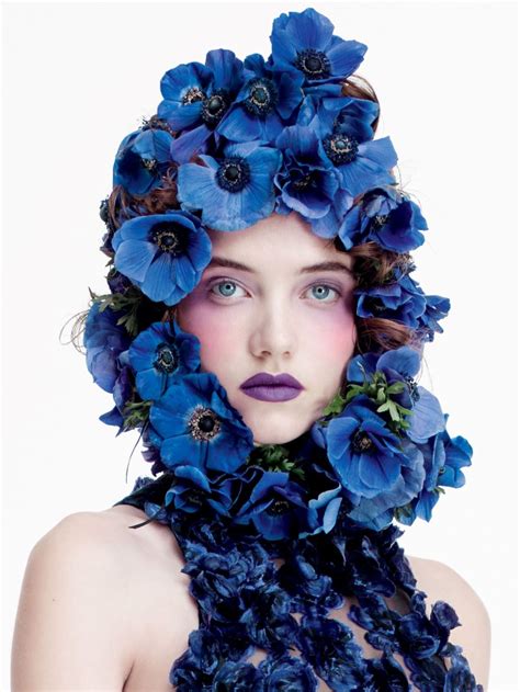 郁郁葱葱的生命-VOGUE时尚美2016年3月-阿利萨-格雷斯-伊根顶尖模特打造的人像植物盛宴-欧莱凯设计网