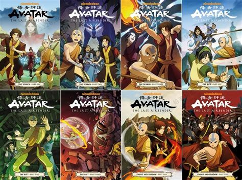 《Avatar-The Last Airbender Series》16册降世神通系列英文彩色漫画书PDF 百度云网盘下载 – 德师学习网