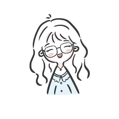 简笔画非主流头像