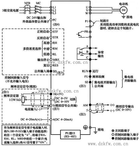 富士变频器接线图FRENIC-MEGA 系列 -机电之家网PLC技术网