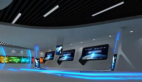 互动投影体验类多媒体在数字企业展厅中的应用