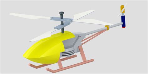 遥控直升机-2012版_SOLIDWORKS 2009_模型图纸下载 – 懒石网