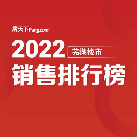 2022年芜湖楼市销售TOP10榜单发布! 看看哪些楼盘上榜_房产资讯_房天下